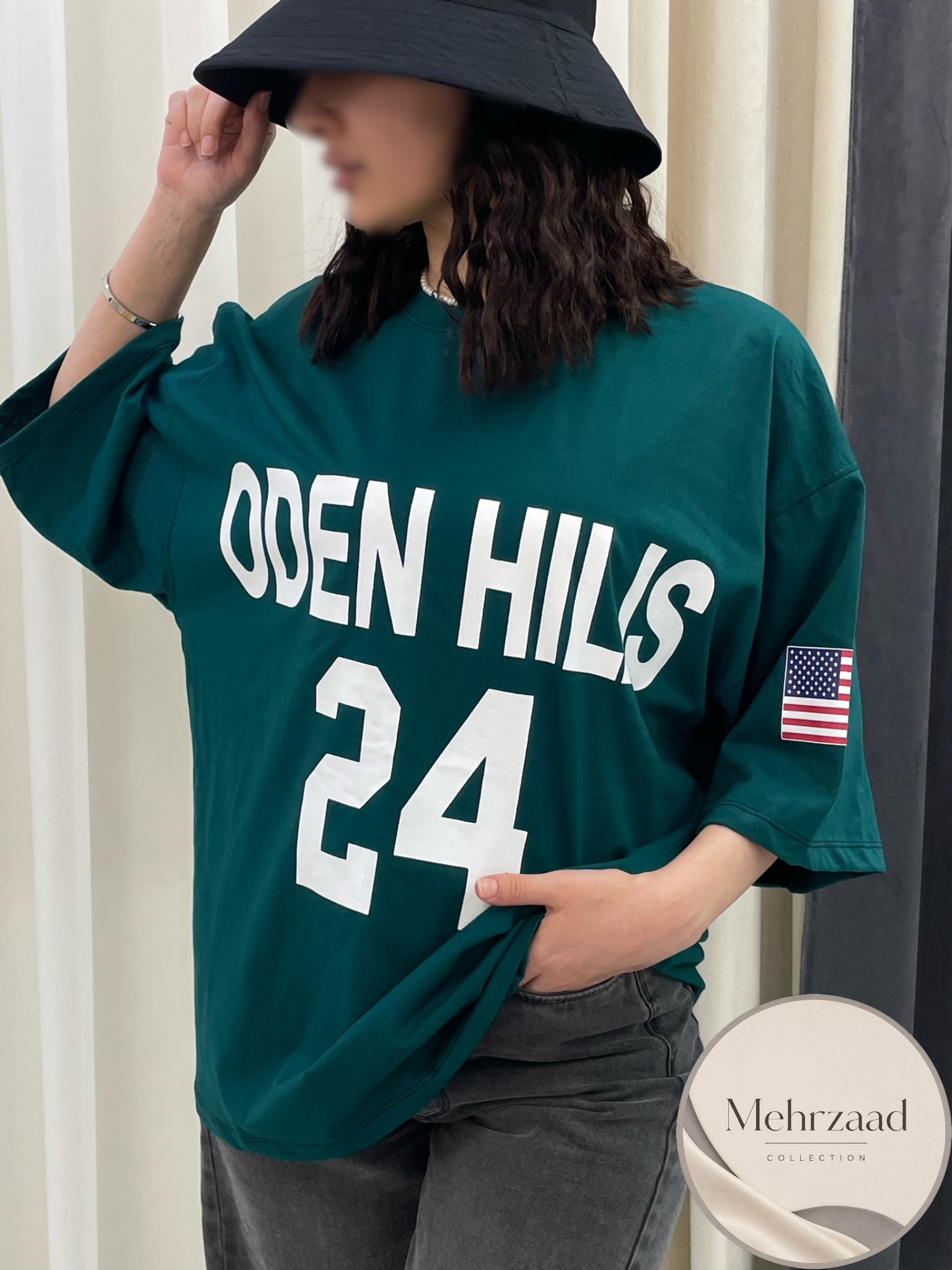 تیشرت باکسی طرح Oden hills